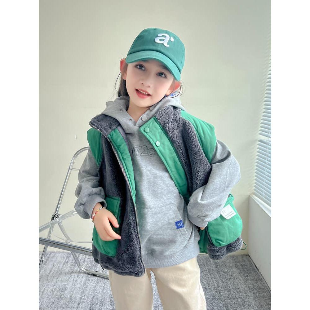 ⭐𝙈𝙖 𝙘𝙝𝙚𝙧𝙚⭐ 大人款！秋冬新品 現貨實拍 大人款！工裝款羊羔毛夾棉背心-細節圖2