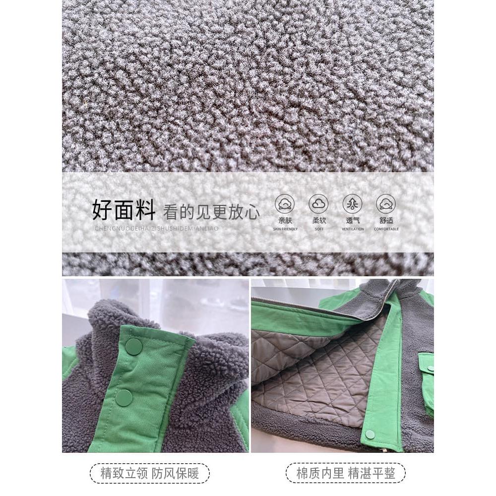 ⭐𝙈𝙖 𝙘𝙝𝙚𝙧𝙚⭐ 大人款！秋冬新品 現貨實拍 大人款！工裝款羊羔毛夾棉背心-細節圖5