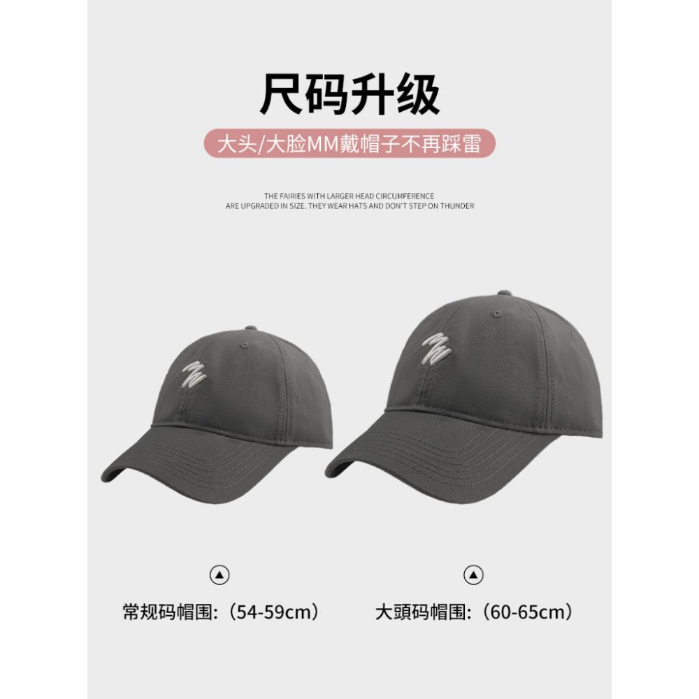 ⭐𝙈𝙖 𝙘𝙝𝙚𝙧𝙚⭐ 單品配件 現貨實拍 線條刺繡棒球帽 加大棒球限定 (預購)-細節圖7