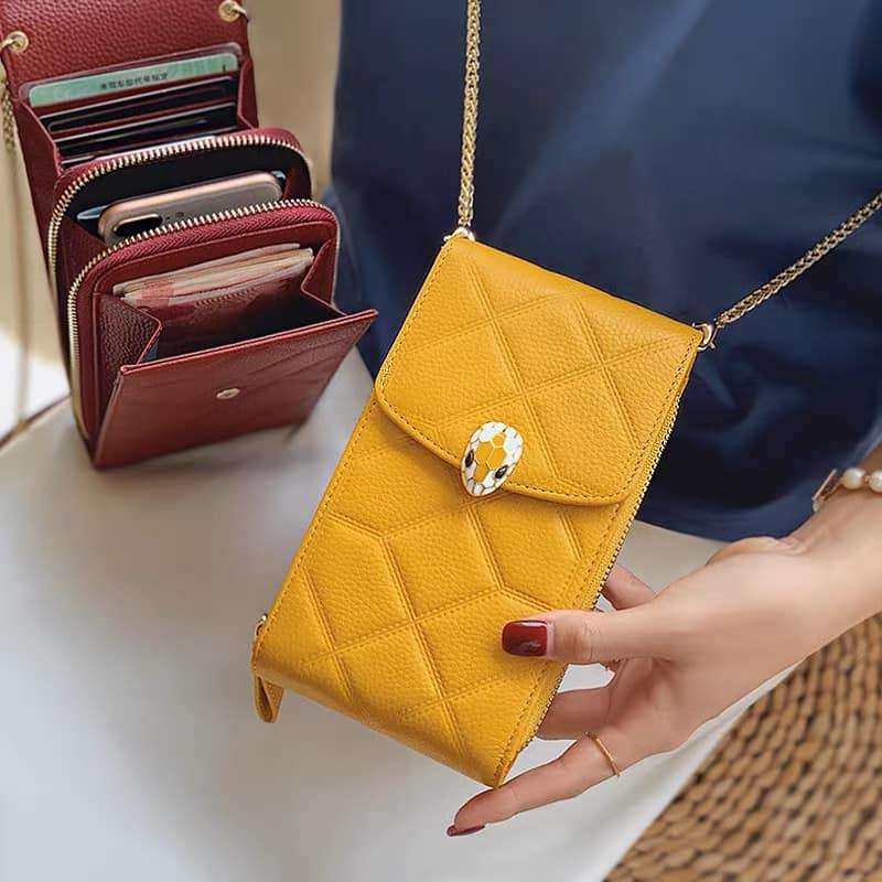 ⭐𝙈𝙖 𝙘𝙝𝙚𝙧𝙚⭐  真皮包款 現貨實拍 牛皮多隔層超實用側背小包 牛皮手機包 (預購)-細節圖4