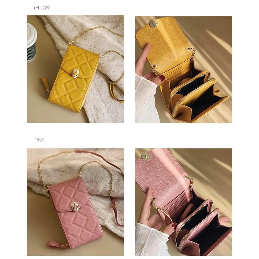 ⭐𝙈𝙖 𝙘𝙝𝙚𝙧𝙚⭐  真皮包款 現貨實拍 牛皮多隔層超實用側背小包 牛皮手機包 (預購)-細節圖6