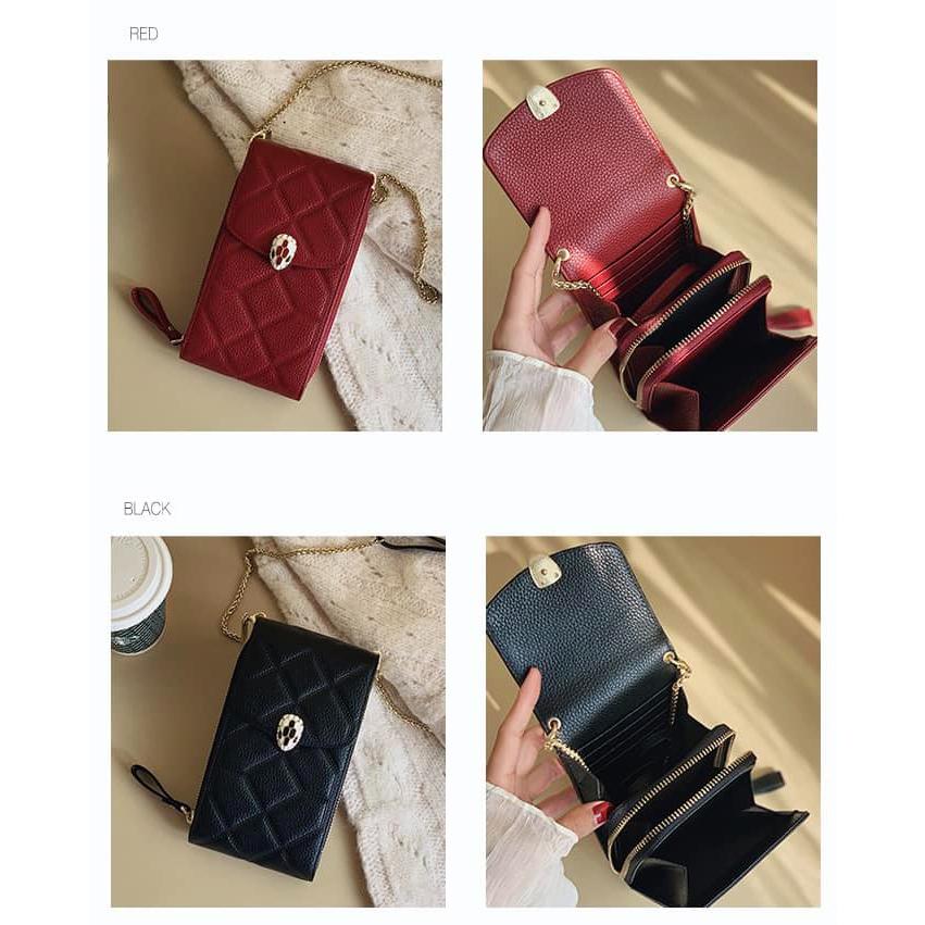 ⭐𝙈𝙖 𝙘𝙝𝙚𝙧𝙚⭐  真皮包款 現貨實拍 牛皮多隔層超實用側背小包 牛皮手機包 (預購)-細節圖7