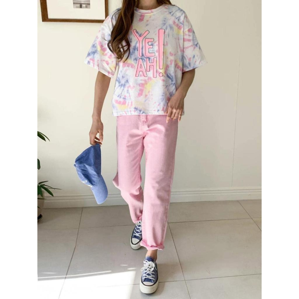 現貨！！⭐𝙈𝙖 𝙘𝙝𝙚𝙧𝙚⭐️ 現貨實拍 韓國渲染字母上衣 (預購+現貨)-細節圖3