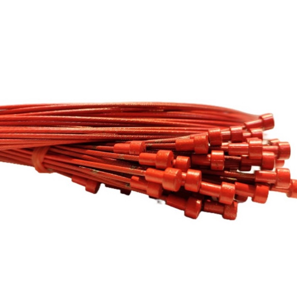【STARTEK】鐵氟龍紅色 白鐵SLICK/白鐵 煞車內線 線徑1.5 贈尾套 鋅頭7×6 6×10 二次研磨 台灣製-細節圖2