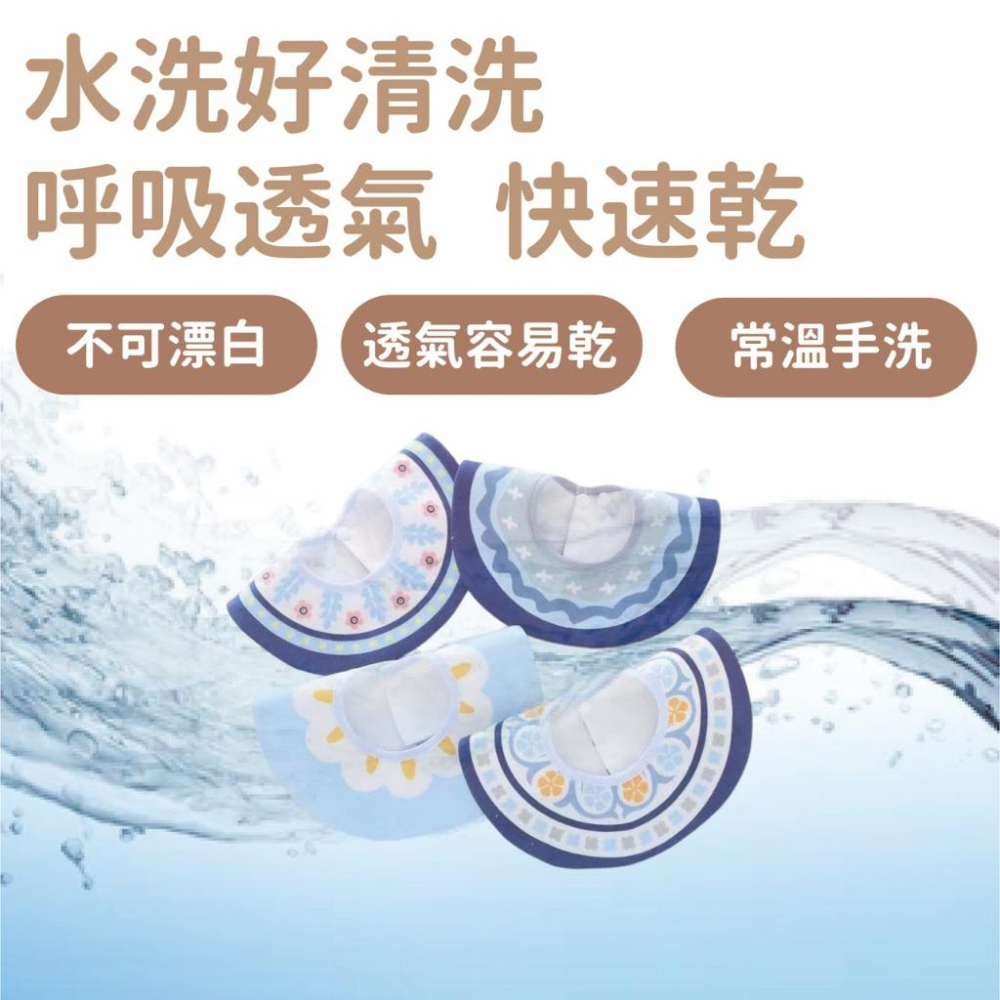 (台灣現貨)防水口水巾 防水圍兜 嬰兒圍兜 純棉口水巾 口水巾 圍兜兜 嬰兒紗布巾 紗布巾 花瓣圍兜 造型圍兜 可愛圍兜-細節圖7