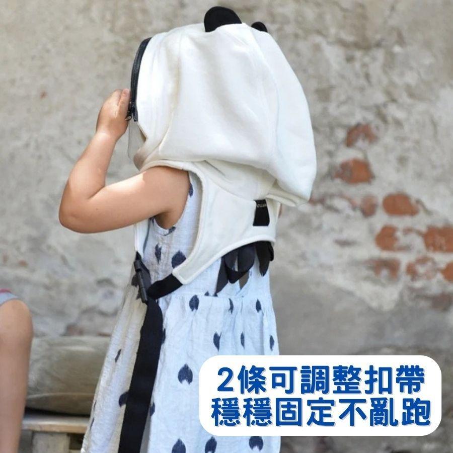 (超值出清)寶寶防疫帽 嬰兒防疫帽  防疫帽嬰兒  防護面罩 兒童面罩 防疫帽 防疫 防疫面罩 卡其 背心式面罩 新生兒-細節圖9