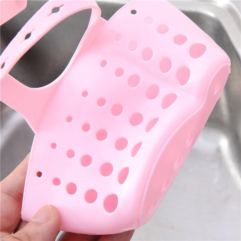 (台灣現貨)水槽掛袋 水槽瀝水架 菜瓜布收納 瀝水架 掛籃 水槽瀝水 廚房用品 瀝水袋 收納掛籃  瀝水掛籃 水槽收納-細節圖5