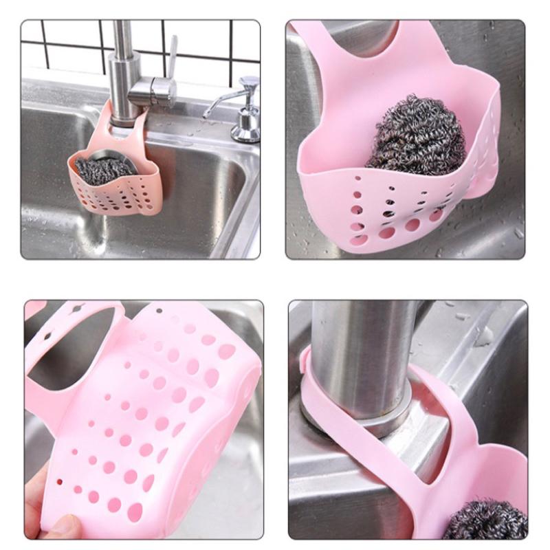 (台灣現貨)水槽掛袋 水槽瀝水架 菜瓜布收納 瀝水架 掛籃 水槽瀝水 廚房用品 瀝水袋 收納掛籃  瀝水掛籃 水槽收納-細節圖6