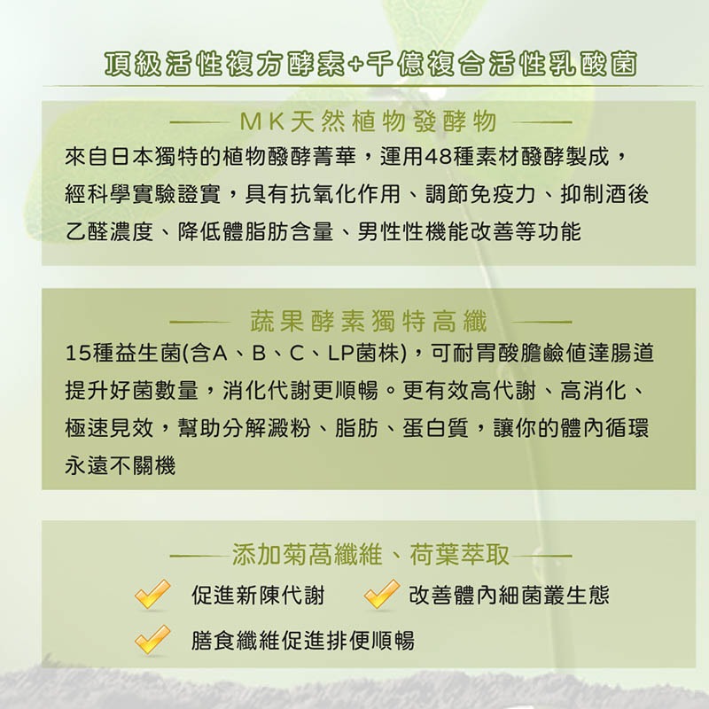 艾萃思植萃益生菌膠囊-30粒｜酵素/順暢/消化/腸道｜佰味香-細節圖2