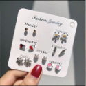🌟飾不飾🌟耳環 多款式🚚現貨🚚一周耳環 六對組 韓國 Ins網紅 風格系列 韓系耳釘 耳針 耳飾 簡約百搭-規格圖8