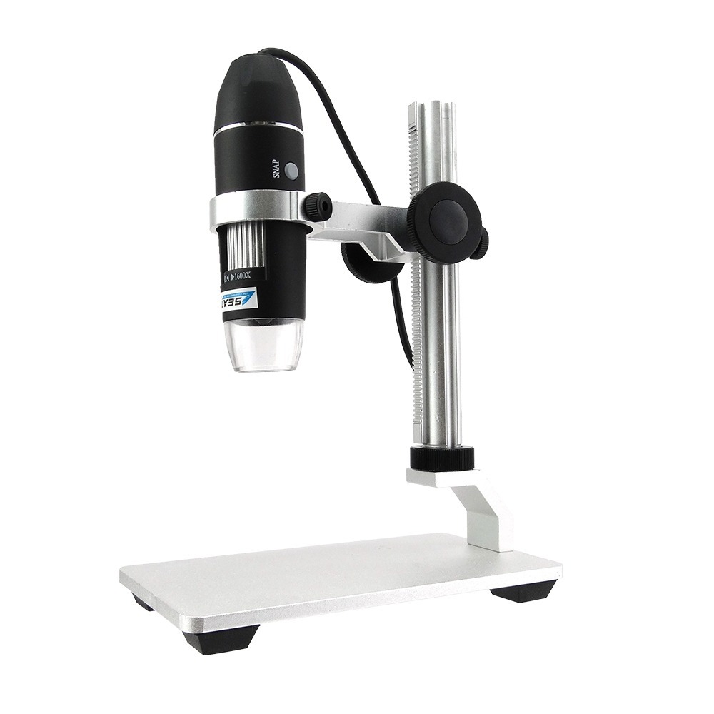 顯微鏡 數位電子顯微鏡 數位顯微鏡 電子顯微鏡 生物顯微鏡 1600倍 附金屬升降平台 【頭手工具】MS1600+2-細節圖2