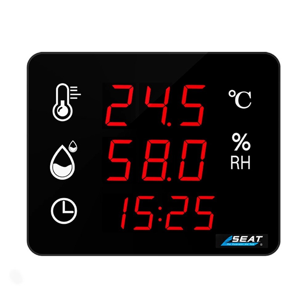 溫度檢測器 測溫儀 多功能電子溫度計 大螢幕溼度計 溫濕度計 室內溫度計 家用濕度計 【頭手工具】LEDC3-細節圖2