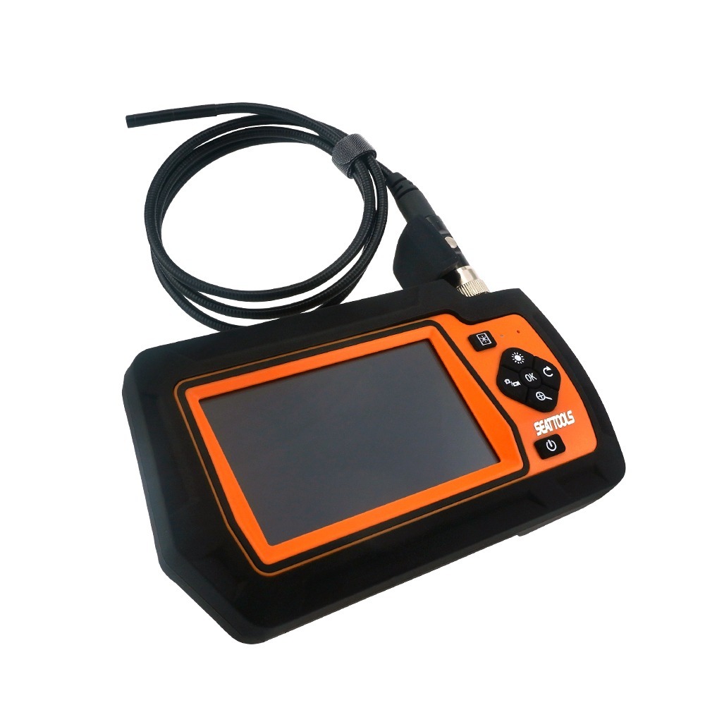 雙鏡頭內視鏡 管道內窺鏡 管道攝影機 抓漏 機械探測 蛇管鏡 水管探測 10米蛇管 【頭手工具】VB5100A-細節圖2