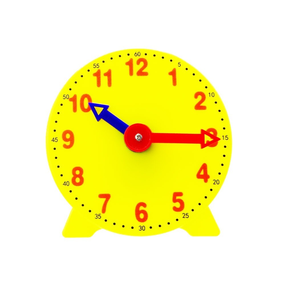 時鐘教具 兩針連動 時間教具 鍾錶模型 幼教時鐘 認識時間 教學小時鐘 時鐘 【頭手工具】CTA212-細節圖2