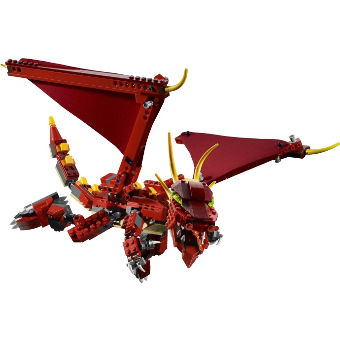 [樂高換樂高] 6751 CREATOR 3 in 紅火龍-2009 (絕版)-細節圖2