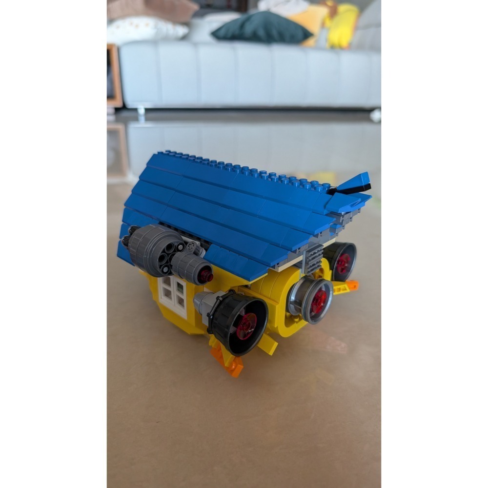 [樂高換樂高] 二手 70831 樂高玩電影系列 艾米特的夢幻飛屋和救援火箭-2019-細節圖2