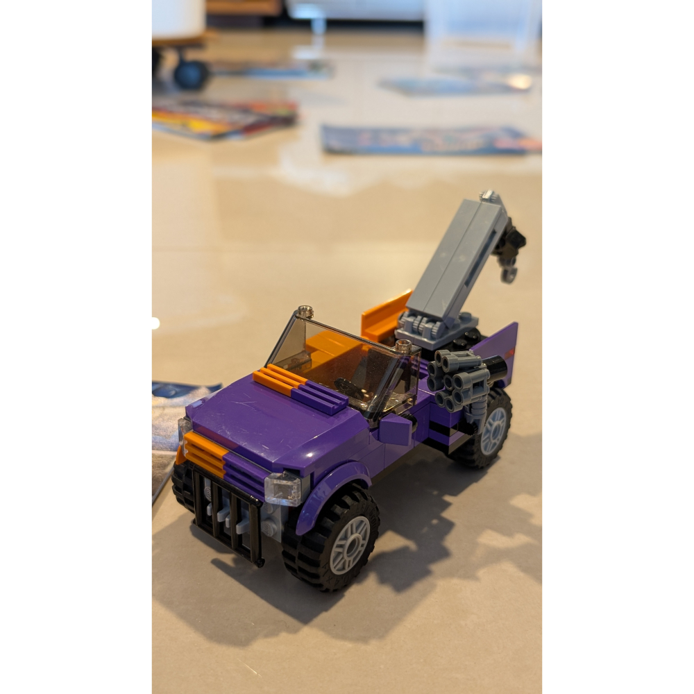 [樂高換樂高] 二手 6864 蝙蝠車/雙面人車 超級英雄DC 蝙蝠俠與雙面人的追逐-2012-細節圖4