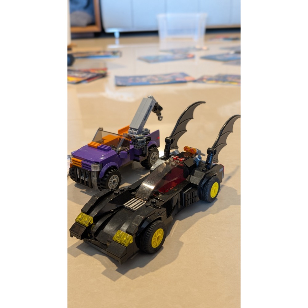 [樂高換樂高] 二手 6864 蝙蝠車/雙面人車 超級英雄DC 蝙蝠俠與雙面人的追逐-2012-規格圖4
