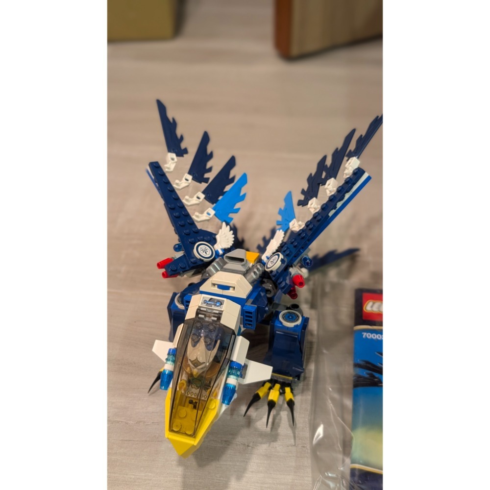 [樂高換樂高] 70003  二手 CHIMA 系列 Eris＇ Eagle Interceptor- (載具+鷹人)-細節圖2