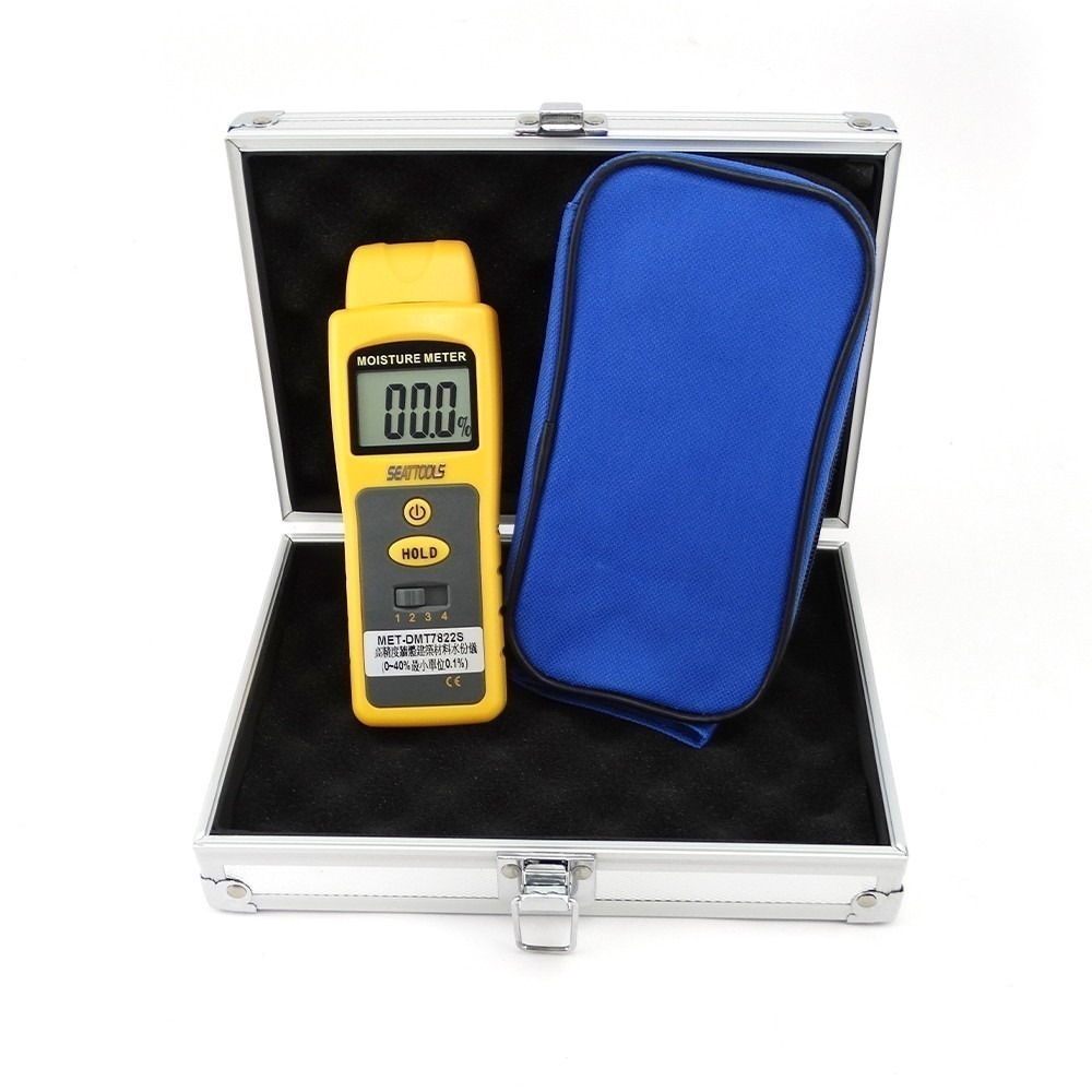 【儀表量具】DMT7822S 高精度牆體建築材料水份儀瓷磚水份計 混凝土濕度含水率測試儀  牆體含水度計 抓漏 牆體溼度-細節圖2