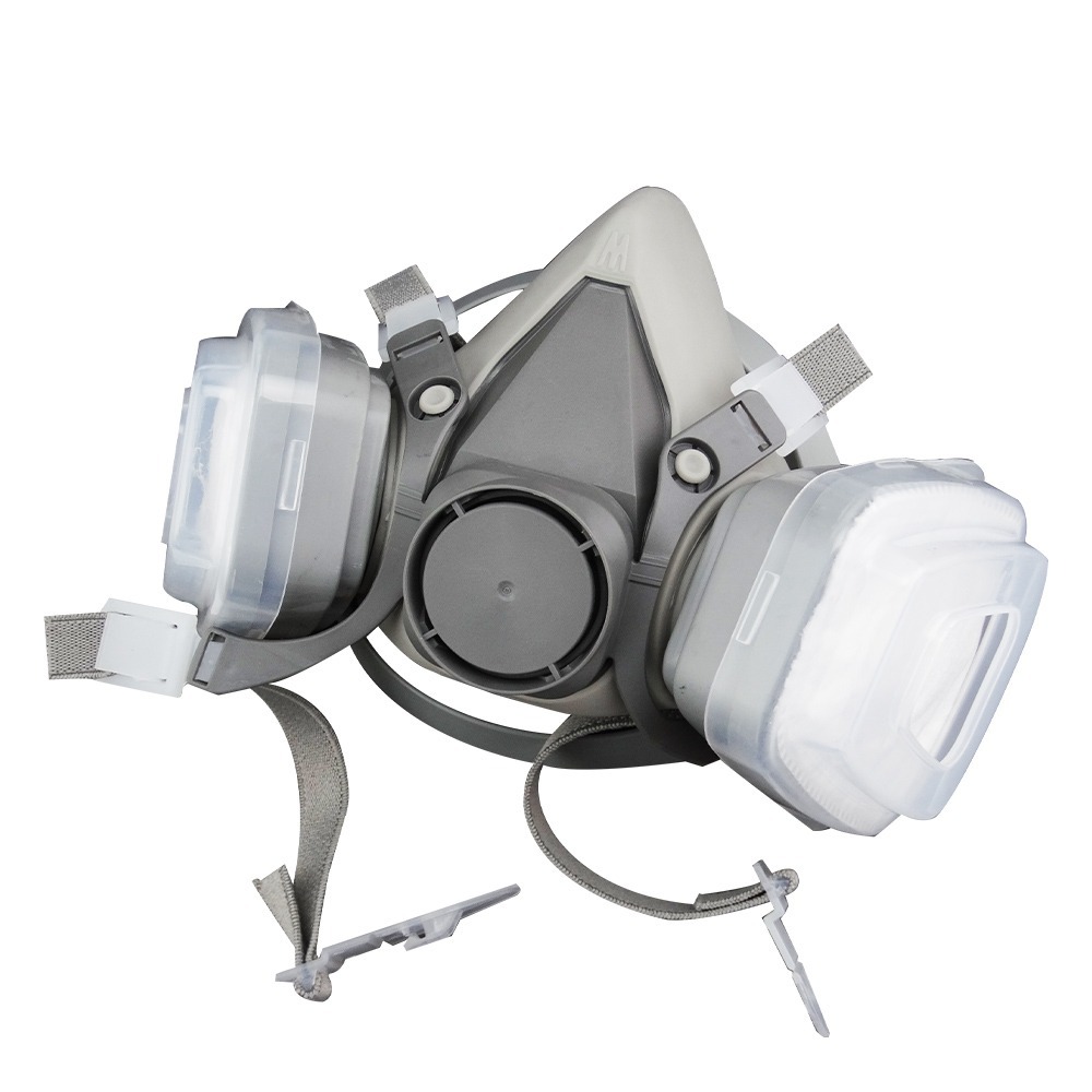 【儀表】ST3M6200 代工廠6200防毒面具 濾毒口罩 呼吸道防護面罩 噴漆防毒面具 防塵面罩 活性炭面罩 防毒面罩-細節圖2