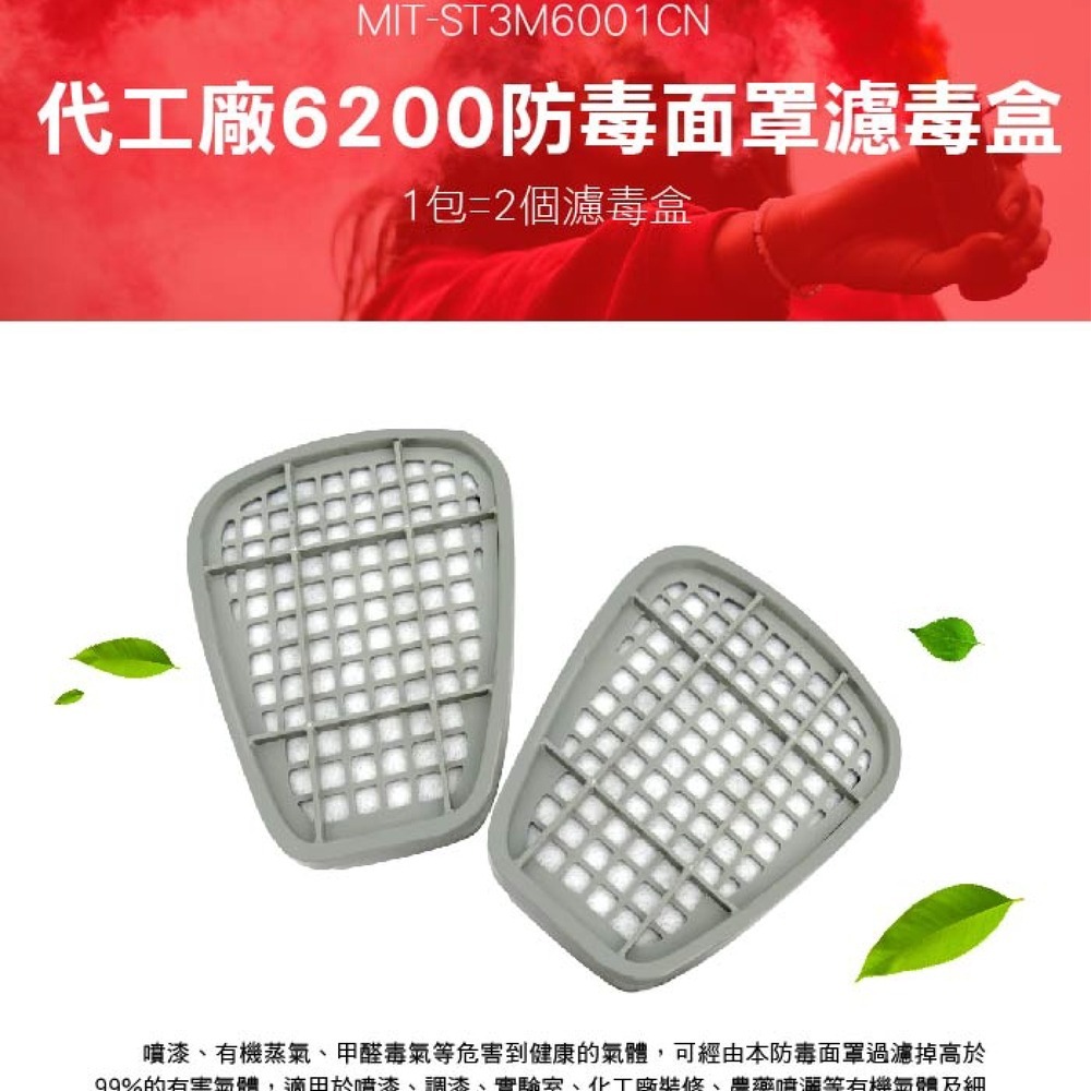【儀表】ST3M6001CN濾毒盒 濾毒罐 防毒化工 顆粒物 防毒面具濾毒罐 代工廠6200/3200防毒面罩-配件-細節圖3