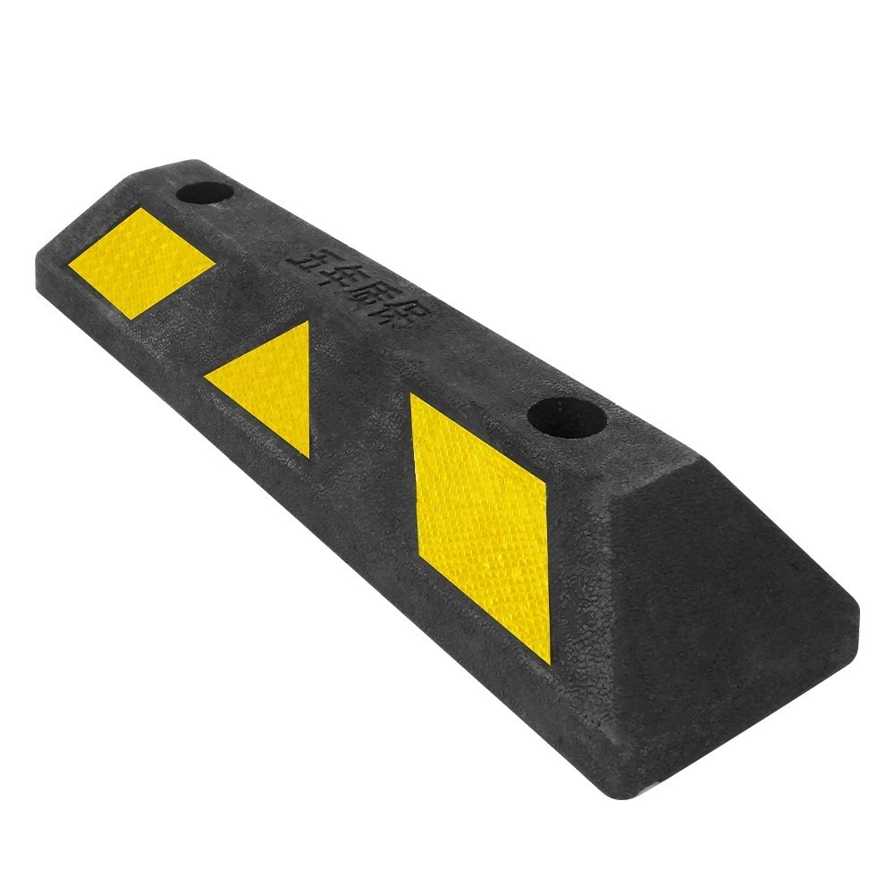 【儀表】SB56015080 橡塑車輪檔 擋車器 車輪檔 車輪擋板 停車擋 斜坡止滑器 橡膠汽車輪擋 車輛定位器-細節圖2