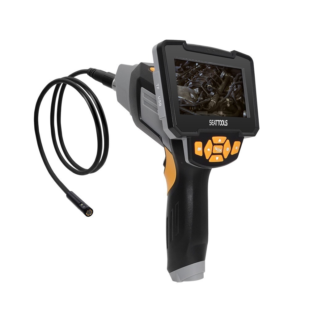 【儀表】VB100S 管道內視鏡 高清內視鏡 汽車內視鏡 1080P 下水道管道窺視儀 1米內視鏡 雙鏡頭工業內視鏡-細節圖2