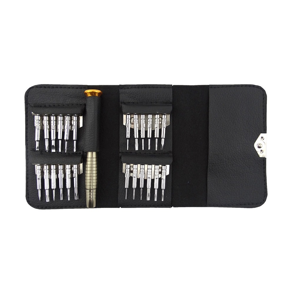 【儀表】ES25 精修螺絲刀 磁力螺絲 維修工具 磁力螺絲 螺絲刀工具套裝 DIY工具包 螺絲起子組25合一隨身包-細節圖2