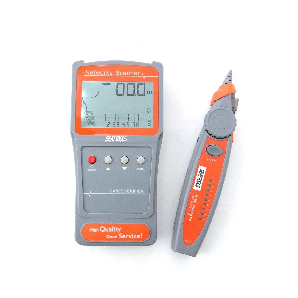 【儀表】MET-NS100 短路斷路查線尋線 電纜追蹤器 電力電纜 電話線 網路線斷路  多功能綜合網路電信測試儀-細節圖2