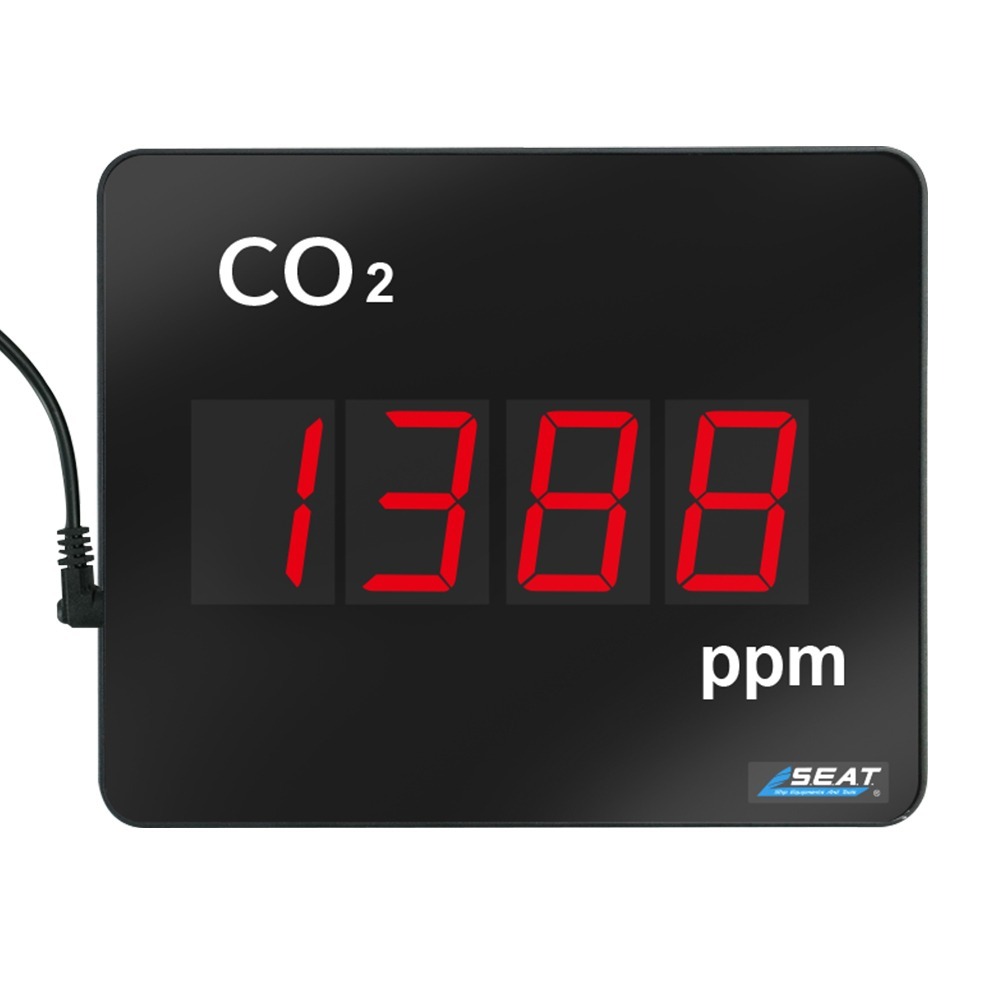 【儀表】LEDC7 二氧化碳偵測器 空氣污染監控儀 二氧化碳報警儀 二氧化碳監控儀 CO2濃度偵測器 空氣監測儀-細節圖2