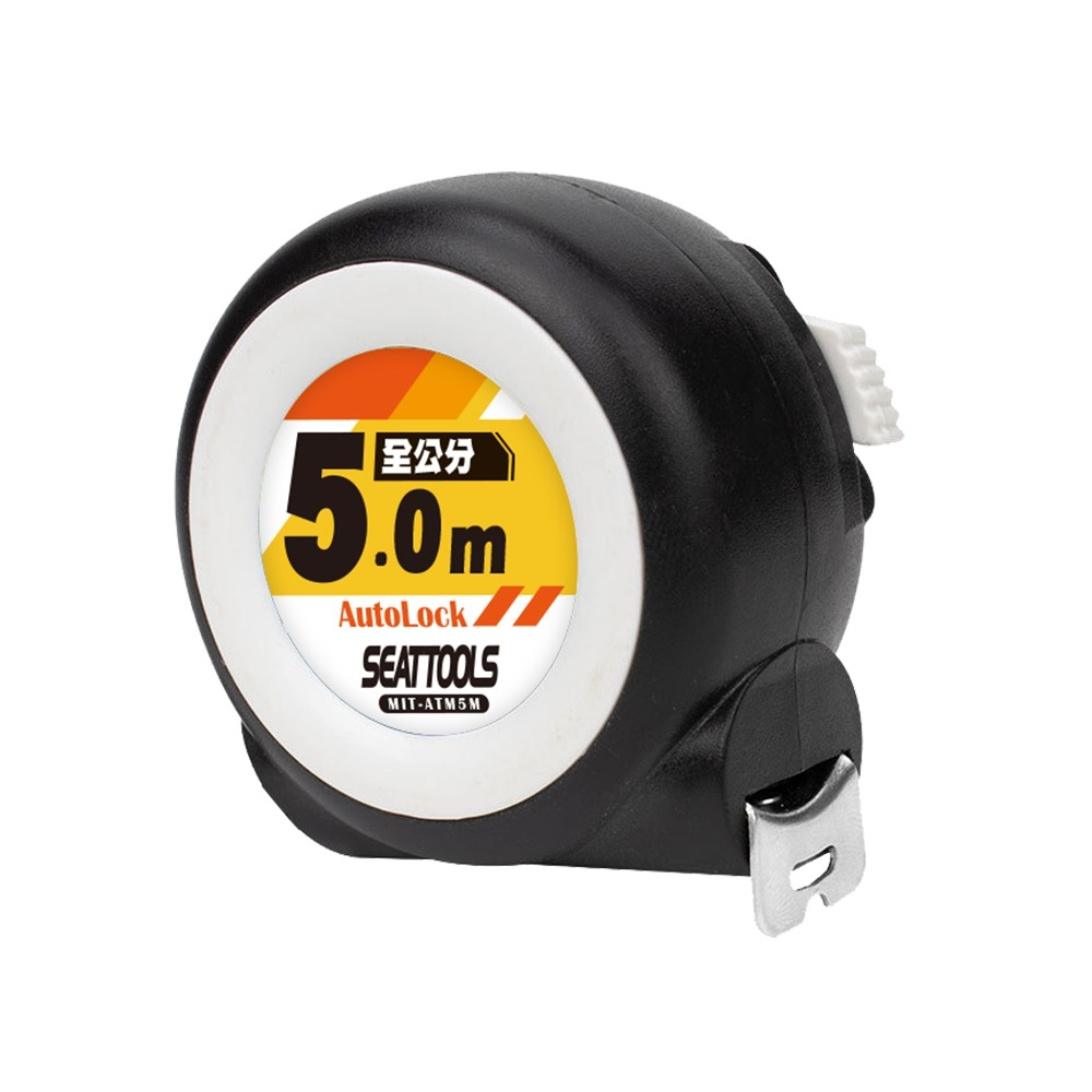 【儀表】ATM5M 木工尺 工程鋼尺 測量尺 拉尺 鋼卷尺 5公尺量尺 全公分捲尺 耐磨防摔自動鎖定鋼捲尺 裝潢量尺-細節圖2