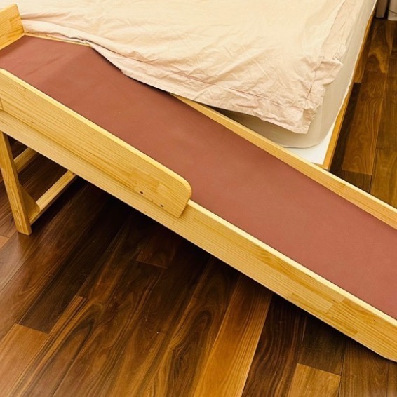 ❤️L護欄平台式寵物用輔助斜坡樓梯 斜度25度 狗狗爬坡 寵物斜坡 可訂製 MIT手工製作寵物斜坡樓梯-細節圖5