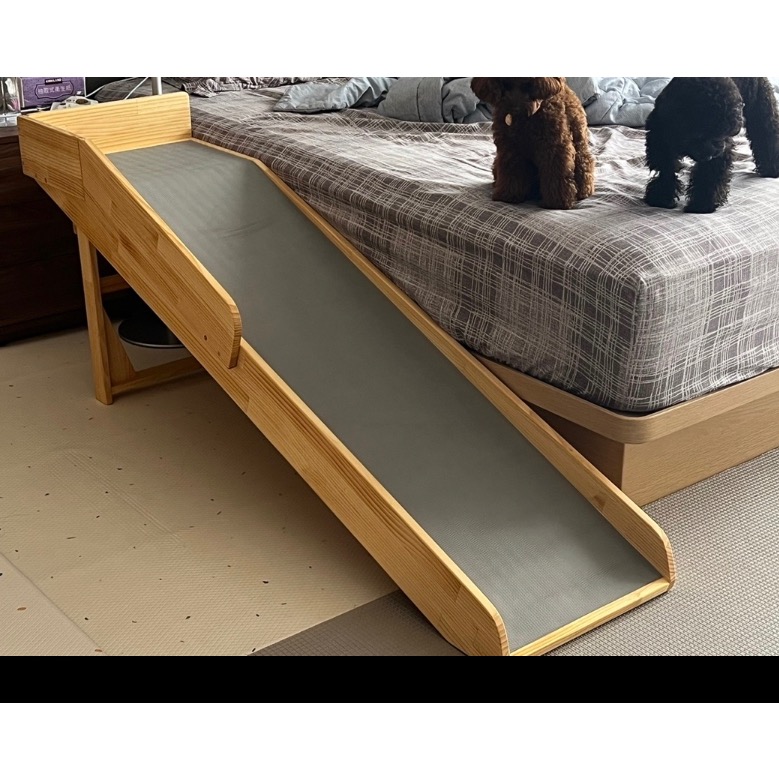 ❤️L護欄平台式寵物用輔助斜坡樓梯 斜度25度 狗狗爬坡 寵物斜坡 可訂製 MIT手工製作寵物斜坡樓梯-細節圖7