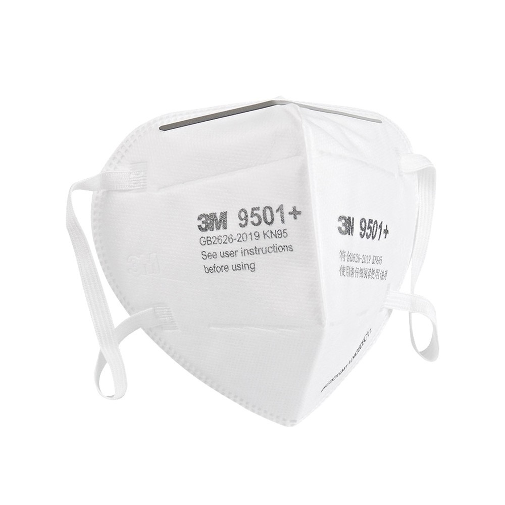 防塵口罩 機車口罩 拋棄式口罩 呼吸防護用具 過濾口罩 防塵防霾 MIT-3M9501+ 鼻樑壓條款 工業用-細節圖2
