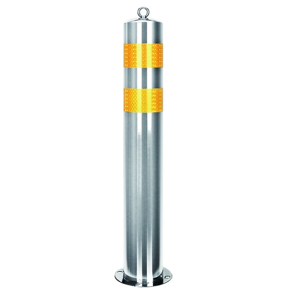 《利器》防撞桿 金屬防撞柱 鐵立柱 車位樁 停車場規劃 耐曬 SUSY650R 隔離柱 分隔桿 道路分隔柱 不鏽鋼警示柱-細節圖2
