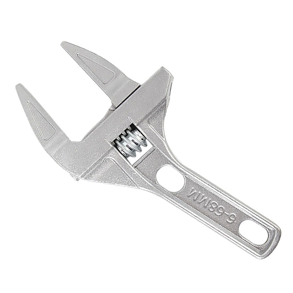 《利器》衛浴扳手 活動扳手 大開口扳手 水電維修 大口徑 扳手 開口扳手 六角扳手 板手 水電專用 68IW 鋁合金板手-細節圖2