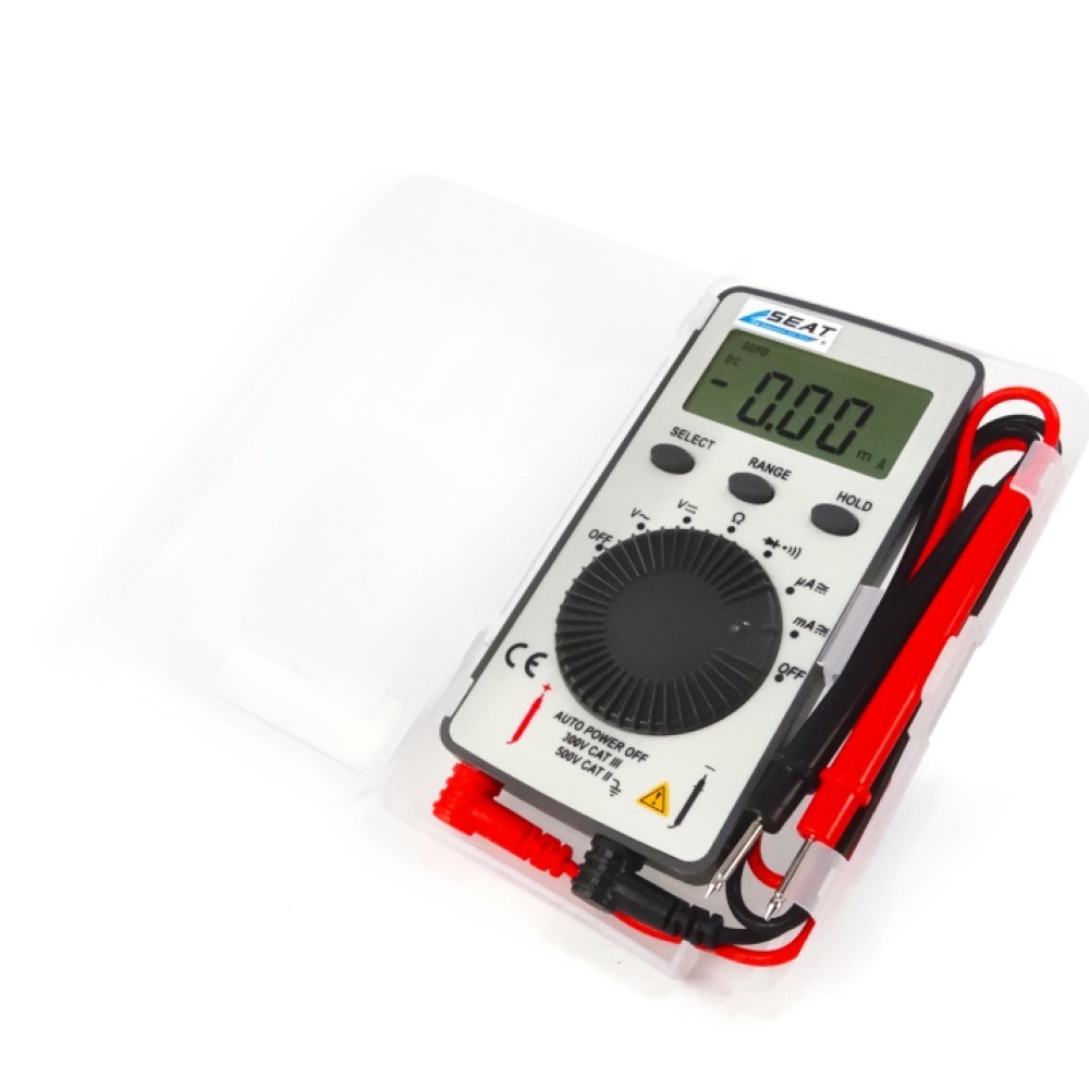 《利器》工具王 迷你型電表 迷你三用電表 電壓電流表 水電材料 攜帶型電表 口袋型電表 小電表 數字萬用表 MM101-細節圖2