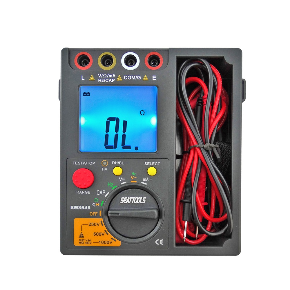 《利器》兆歐計 絕緣高阻計 高阻計 兆歐表 絕緣電阻計 接地電阻 電阻計 電纜檢修 絕緣電阻測試 BM3548-細節圖2