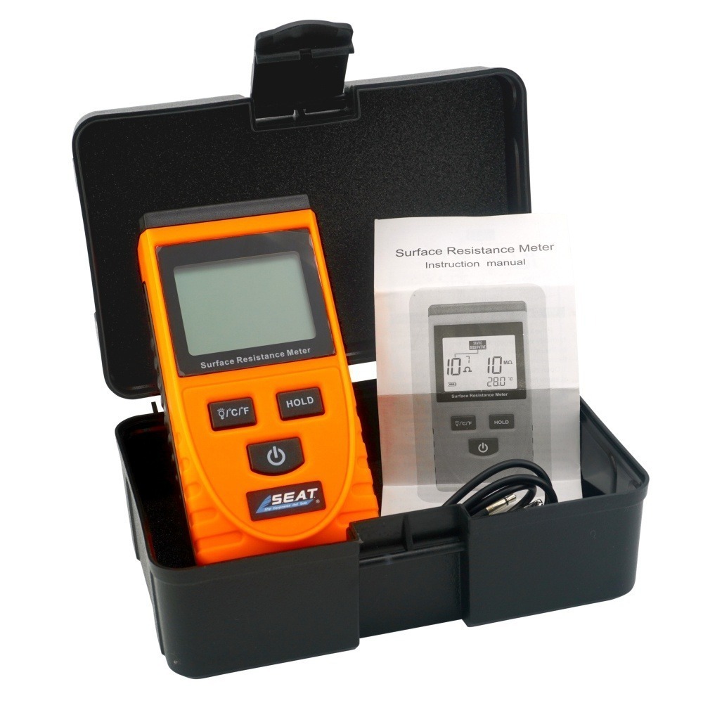 《利器》表面電阻測試儀 絕緣測試 電阻表 防靜電材料 表面阻抗計 靜電電阻表 紡織業 阻抗測量儀 SRM-細節圖2