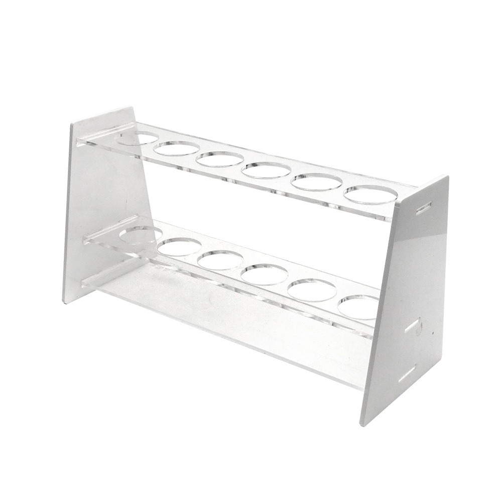 《利器》比色管架 壓克力架 試管架 管架 玻璃試管 PP試管 化學實驗 離心管架 6孔 實驗用品 22mm CH22-細節圖2