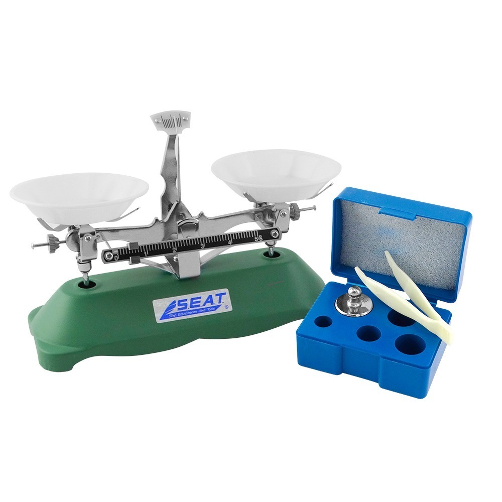 《利器》托盤天平 架盤藥物天平 精工機械天平 附砝碼 上皿天平 磅秤 天秤組 天平秤 平秤教具 教學 CB100G-細節圖2