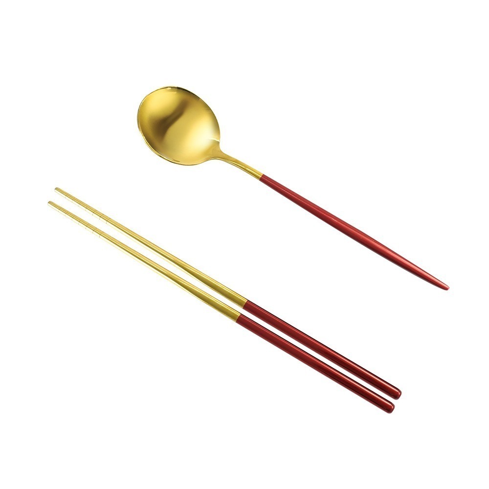 《利器》筷組 質感餐具 不鏽鋼筷子 環保餐具 CSBR230 不銹鋼筷子 湯匙筷子組 不鏽鋼餐具組 湯匙 防燙筷 耐熱筷-細節圖2