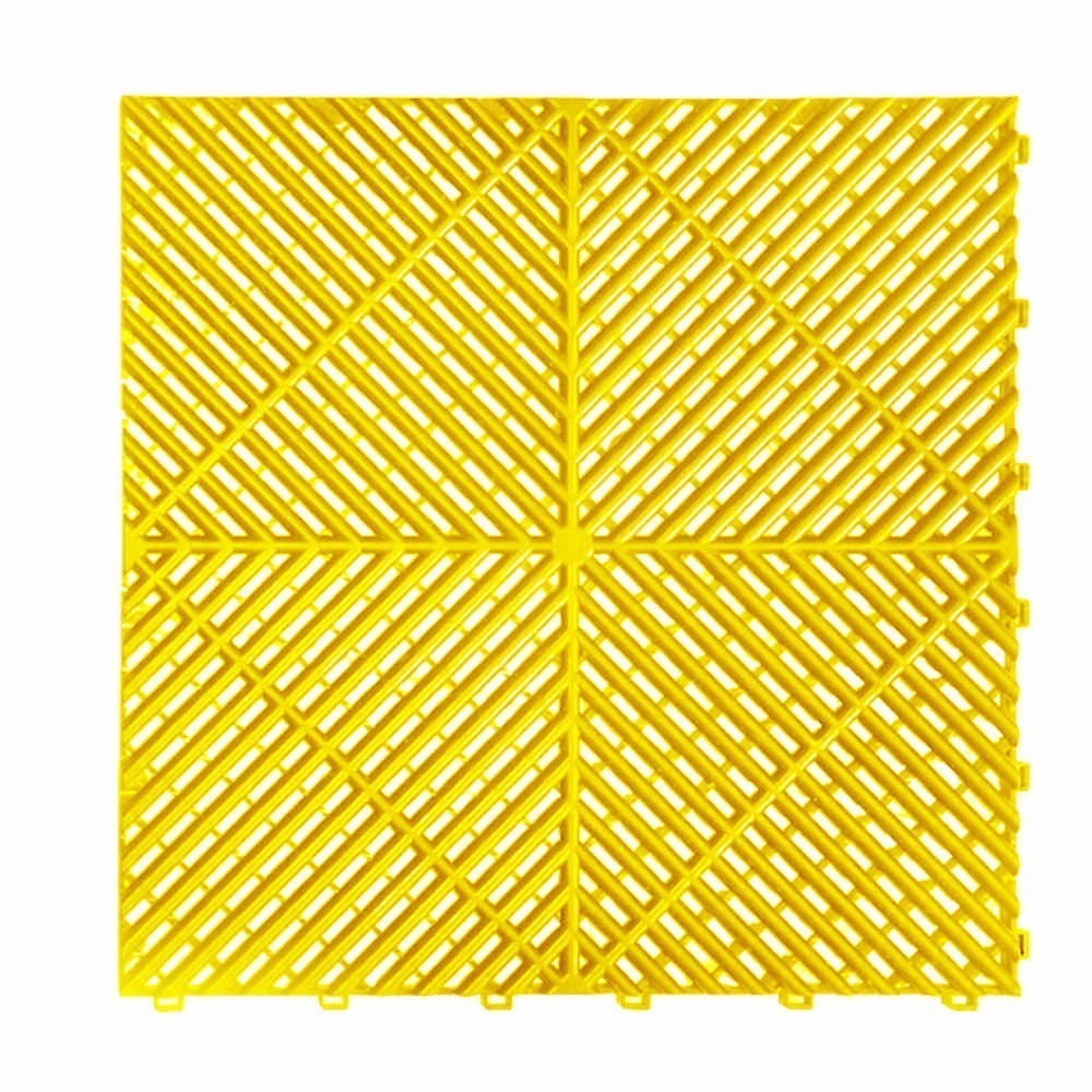 《利器》洗車地格柵 塑膠地墊 防盜網 隔柵板 墊高架 PPGP4018Y 防水墊 防盜窗墊板 洗地墊 格柵板 墊高墊-細節圖2