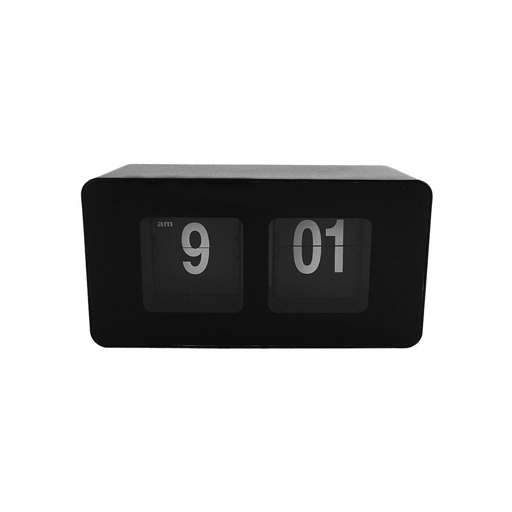 北歐風時鐘 機械時鐘 數字鐘 翻頁鐘 翻頁時鐘 掛鐘 吊鐘 計時器 翻頁座鐘 桌上鐘 AC24BB 機械時鐘 簡約時鐘-細節圖2