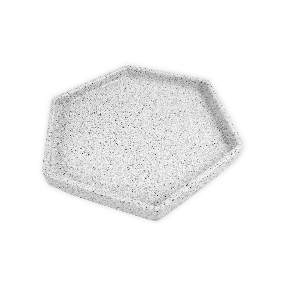 裝飾盤 飾品盤 陶瓷盤 收納盤 瓷盤 置物盤 日式托盤 六角盤 質感托盤 鑰匙盤 首飾盤 陳列盤 擺設盤 TR27S6-細節圖2