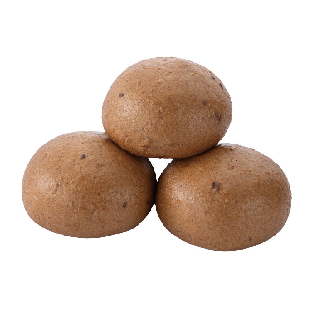 【福穀樂】黑麥雜糧饅頭3入(全素 純麥 刈包 低卡 低熱量 大饅頭 全麥無糖 傳統早餐 養生早餐 熱銷現貨 道地美食)-細節圖2