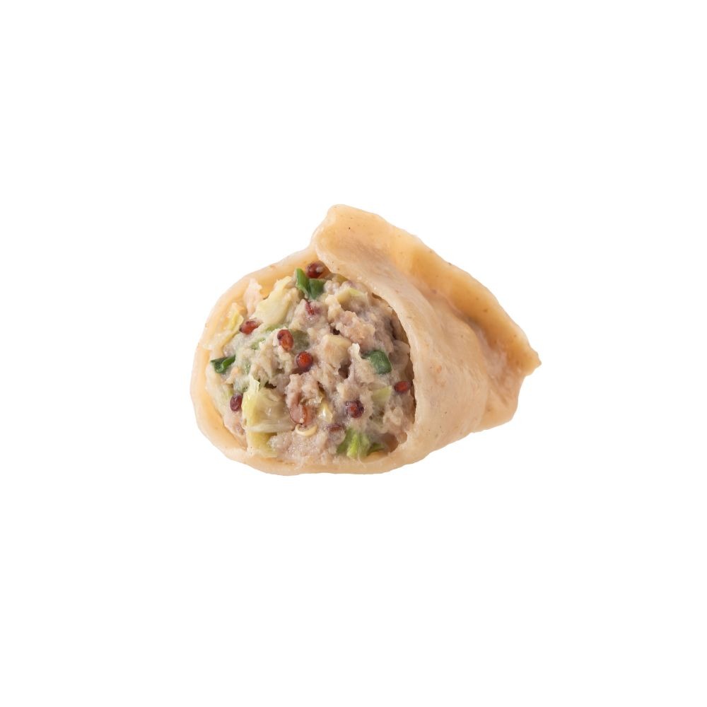 【福穀樂】高麗菜鮮肉雜糧水餃1包（葷食 煎餃子 葷食鍋貼 生鮮熟食 冷凍水餃 團購美食 台灣豬肉 全麥餃皮 高麗菜餃）-細節圖2