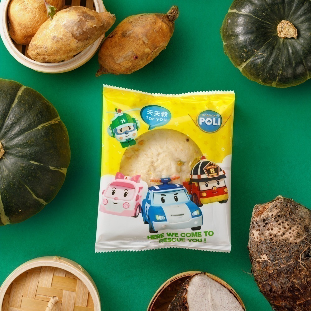 【福穀樂】POLI聯名【全素套組】任8入238元（菜包 饅頭 正版卡通 波力 安寶 羅伊 赫利 馬克 巴奇 佐力 珊迪）-細節圖2