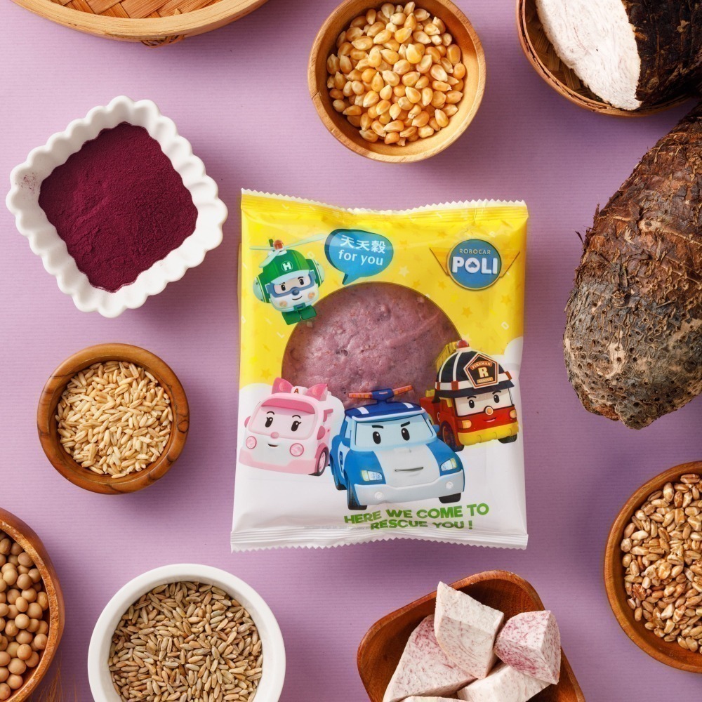 【福穀樂】POLI聯名【全素套組】任8入238元（菜包 饅頭 正版卡通 波力 安寶 羅伊 赫利 馬克 巴奇 佐力 珊迪）-細節圖3